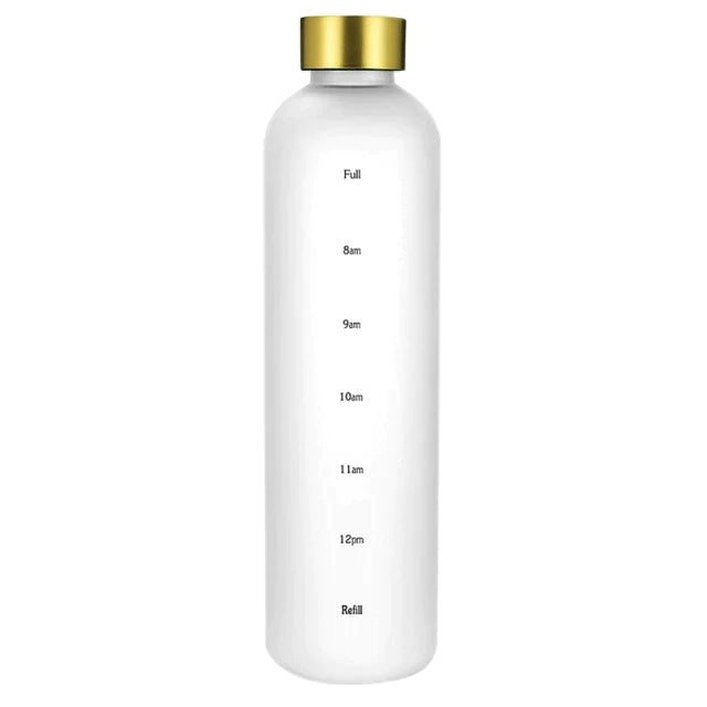 בקבוק מים להגנה מפני התייבשות - בנה הרגלים בריאים עם העיצוב החדשני שלנו וסימון זמן לחיים בטוחים